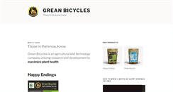 Desktop Screenshot of greanbicycles.com