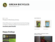 Tablet Screenshot of greanbicycles.com